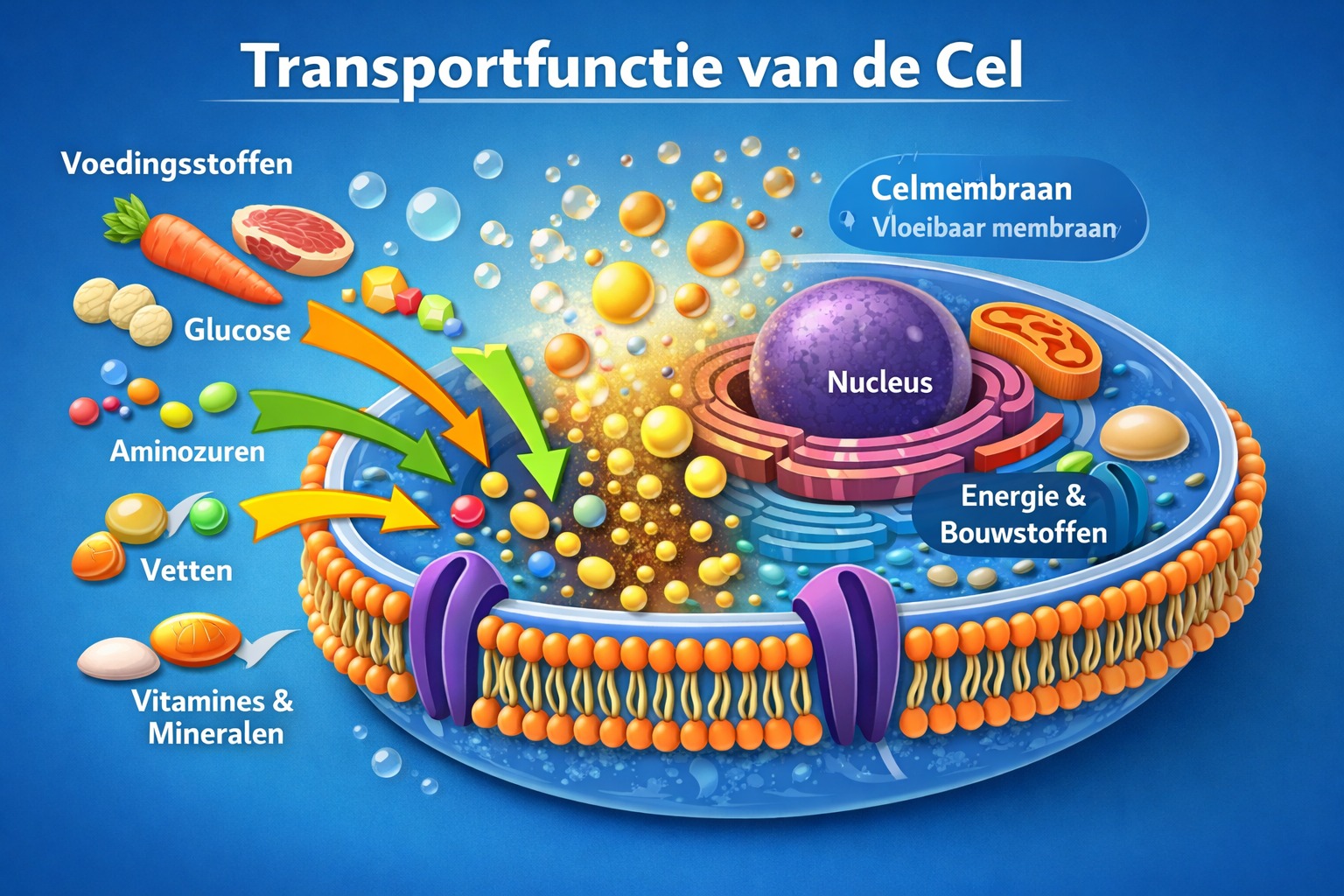 Transportfunctie van de cel